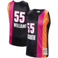 Leonaf M.Heat #55 Jason Williams Mitchell & Ness Black 200506 Hardwood Classics Swingman Jerseys