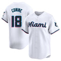 Seanshop M.Marlins #18 Griffin Conine Player White Home Limited Stitched Jerseys