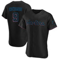 Seanshop M.Marlins #9 Xavier Edwards Player Black Home Limited Elite Stitched Jerseys