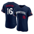 Seanshop M.Twins #16 Austin Martin Player Navy Replica Home Limited Elite Stitched Jerseys