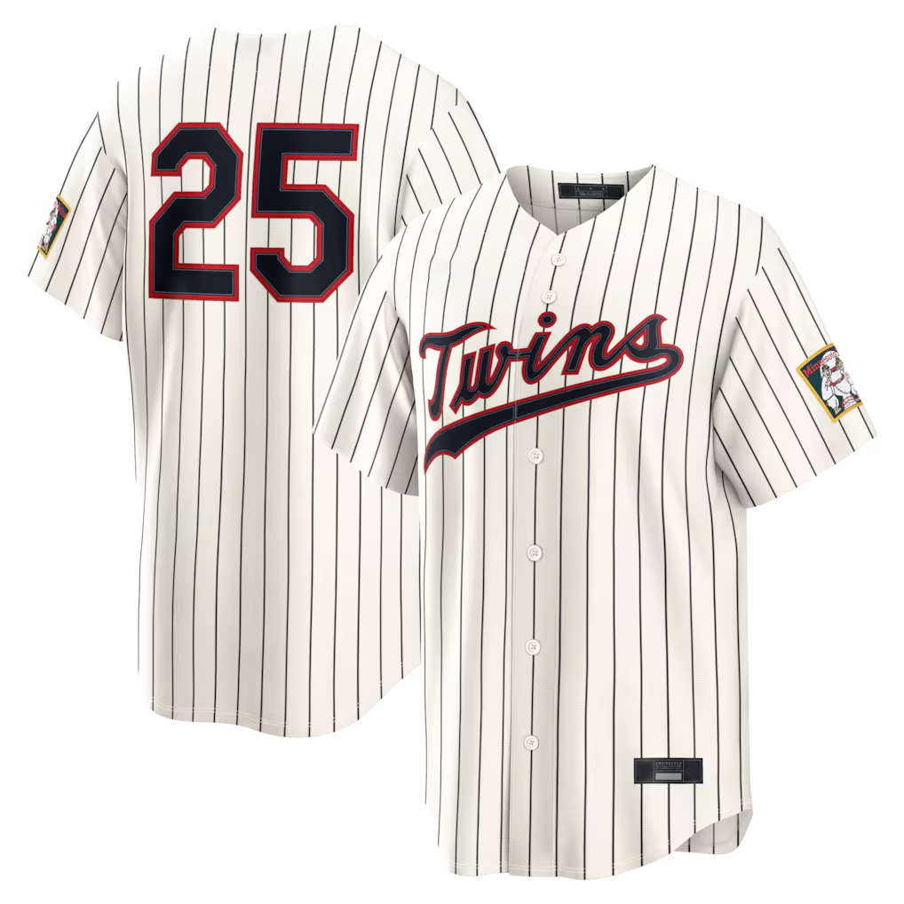 M.Twins #25 Byron Buxton Cream seanshop 2026 Field of Dreams Stadium Stitched Jerseys