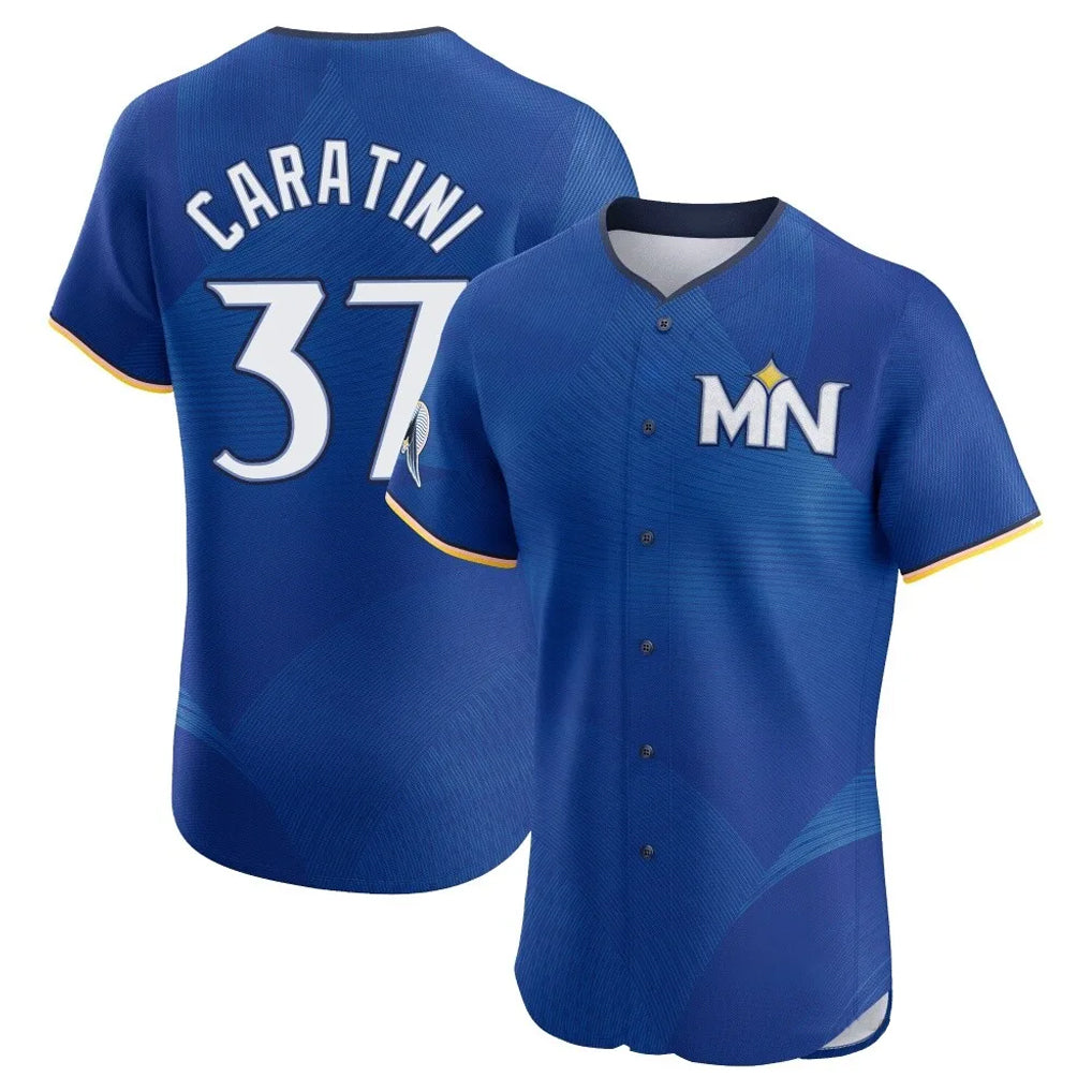 Seanshop M.Twins #37 Victor Caratini Player Royal City Connect Limited Home Stitched Jerseys