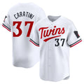 Seanshop M.Twins #37 Victor Caratini Player White Home Limited Stitched Jerseys