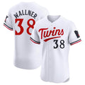 Seanshop M.Twins #38 Matt Wallner Player White Home Limited Elite Stitched Jerseys