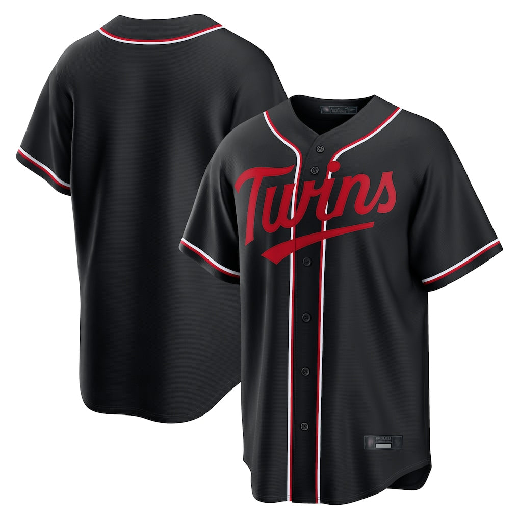Seanshop M.Twins ## Twins Blank Player Black Fashion Out Home Limited Stitched Jerseys