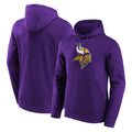 Seanshop M.Vikings Purple LOGO Pullover Hoodies Home Game Blank Player Stitched Jerseys
