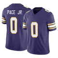 Seanshop M.Vikings #0 Ivan Pace Jr. Player Purple Limited Classic Vapor F.U.S.E. Home Game Stitched Jerseys