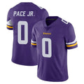Seanshop M.Vikings #0 Ivan Pace Jr. Player Purple Limited Vapor Untouchable Home Game Stitched Jerseys