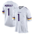 Seanshop M.Vikings #1 Kyler Murray Player White Home Game Stitched Jerseys