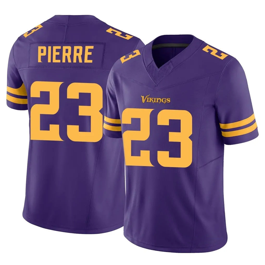 Seanshop M.Vikings #23 James Pierre Player Purple Limited Alternate Vapor F.U.S.E. Home Game Stitched Jerseys