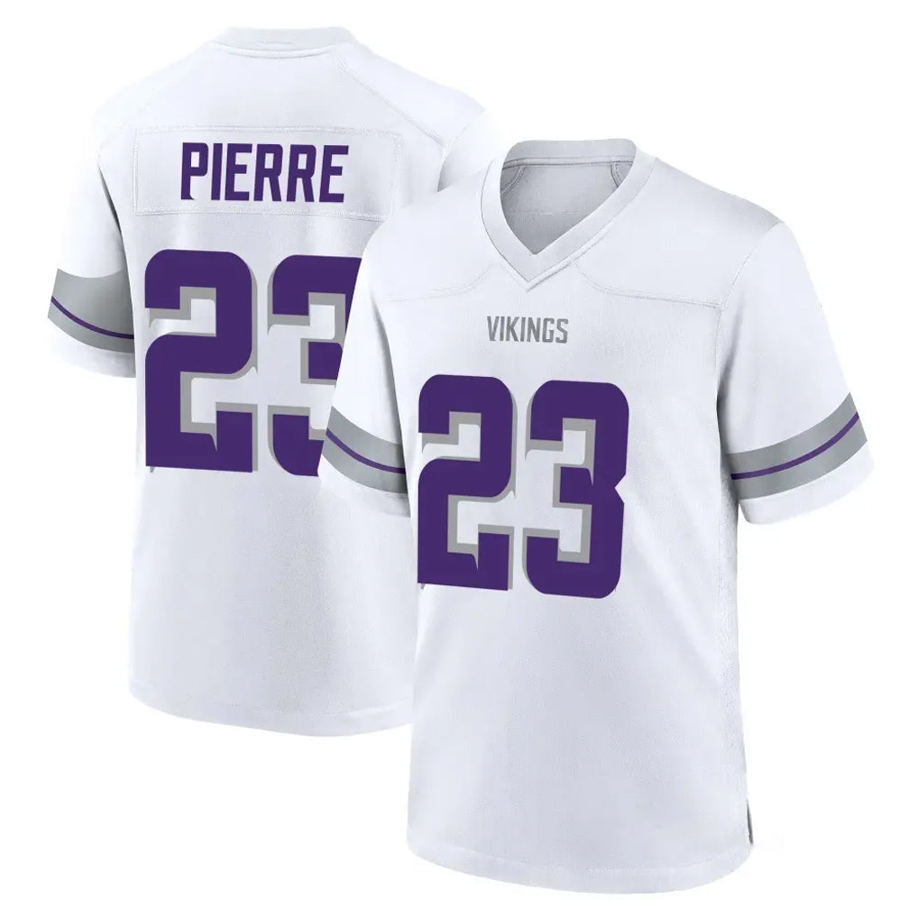 Seanshop M.Vikings #23 James Pierre Player White Alternate Home Game Stitched Jerseys