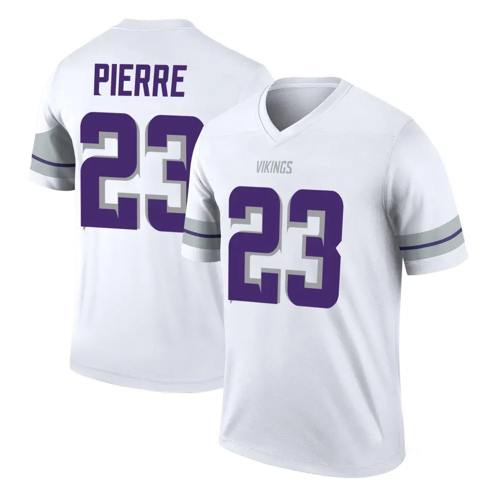 Seanshop M.Vikings #23 James Pierre Player White Alternate Legend Home Game Stitched Jerseys