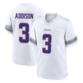 Seanshop M.Vikings #3 Jordan Addison Player White Alternate Home Game Stitched Jerseys