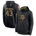 Seanshop M.Vikings #43 Andrew Van Ginkel Player Black Salute to Service Hoodies Limited Game Stitched Jerseys
