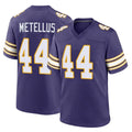 Seanshop M.Vikings #44 Josh Metellus Player Purple Classic Home Game Stitched Jerseys
