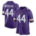 Seanshop M.Vikings #44 Josh Metellus Player Purple Home Game Stitched Jerseys