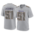 Seanshop M.Vikings #51 Blake Cashman Player Gray Atmosphere Fashion Home Game Stitched Jerseys