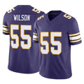 Seanshop M.Vikings #55 Eric Wilson Player Purple Limited Classic Vapor F.U.S.E. Home Game Stitched Jerseys