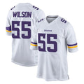 Seanshop M.Vikings #55 Eric Wilson Player White Home Game Stitched Jerseys
