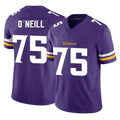 Seanshop M.Vikings #75 Brian O'Neill Player Purple Limited Vapor F.U.S.E. Home Game Stitched Jerseys