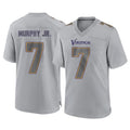 Seanshop M.Vikings #7 Byron Murphy Jr. Player Gray Atmosphere Fashion Home Game Stitched Jerseys
