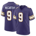 Seanshop M.Vikings #9 J.J. McCarthy Player Purple Classic Home Game Stitched Jerseys