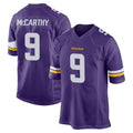 Seanshop M.Vikings #9 J.J. McCarthy Player Purple Home Game Stitched Jerseys