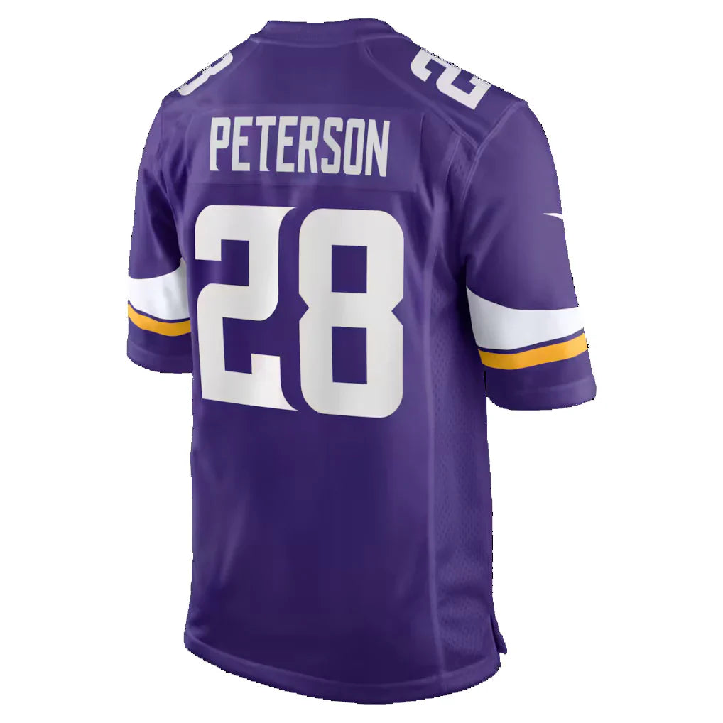 MN.Vikings #28 Adrian Peterson Purple  Team Retired Game Stitched Jerseys