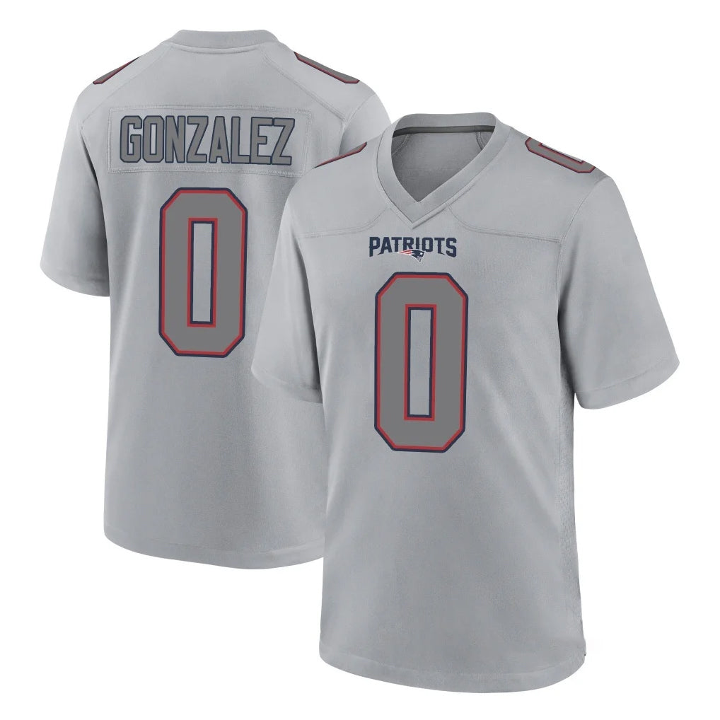 Seanshop NE.Patriots #0 Christian Gonzalez Player Gray Fashion Limited Home Game Stitched Jerseys