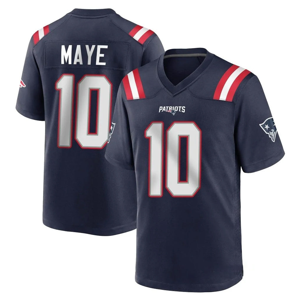 Seanshop NE.Patriots #10 Drake Maye Player Navy Home Game Stitched Jerseys