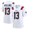 Seanshop NE.Patriots #13 Mack Hollins Player White Home Game Stitched Jerseys