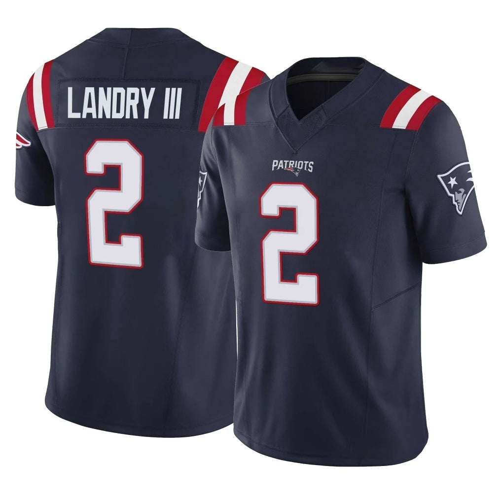Seanshop NE.Patriots #2 Harold Landry III Player Navy Limited Vapor F.U.S.E. Home Game Stitched Jerseys