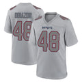 Seanshop NE.Patriots #48 Namdi Obiazor Player Gray Fashion Limited Home Game Stitched Jerseys