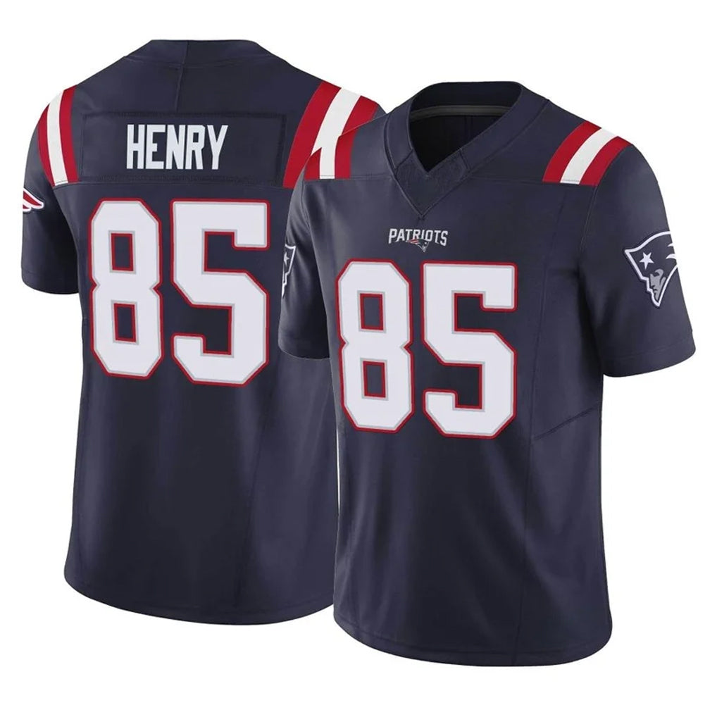 Seanshop NE.Patriots #85 Hunter Henry Player Navy Limited Vapor F.U.S.E. Home Game Stitched Jerseys