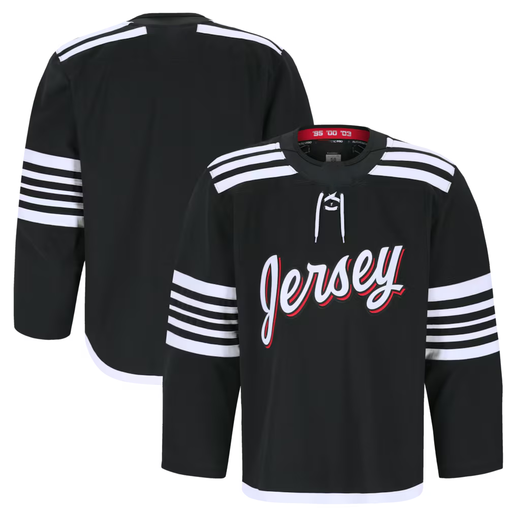 Seanshop NJ.Devils Black Alternate Authentic Pro Jerseys