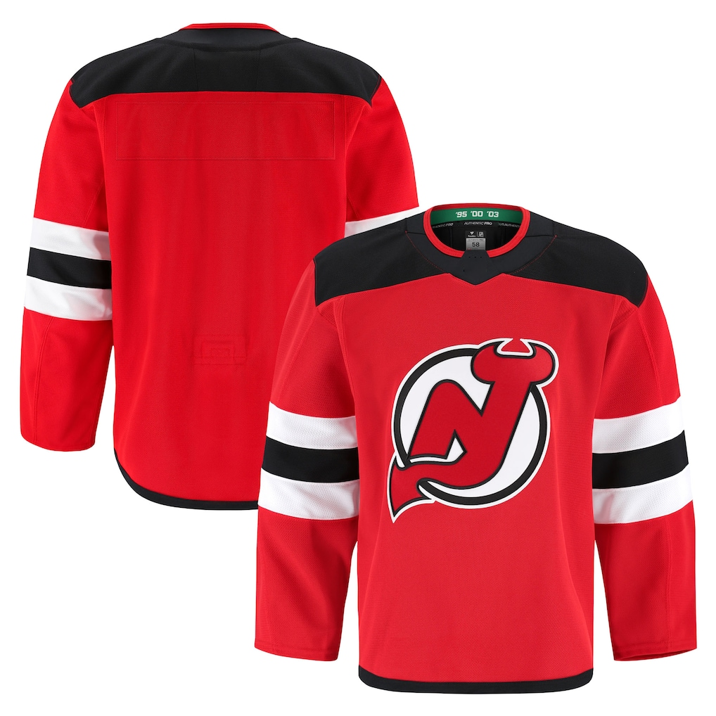 Seanshop NJ.Devils Red Home Authentic Pro Jerseys