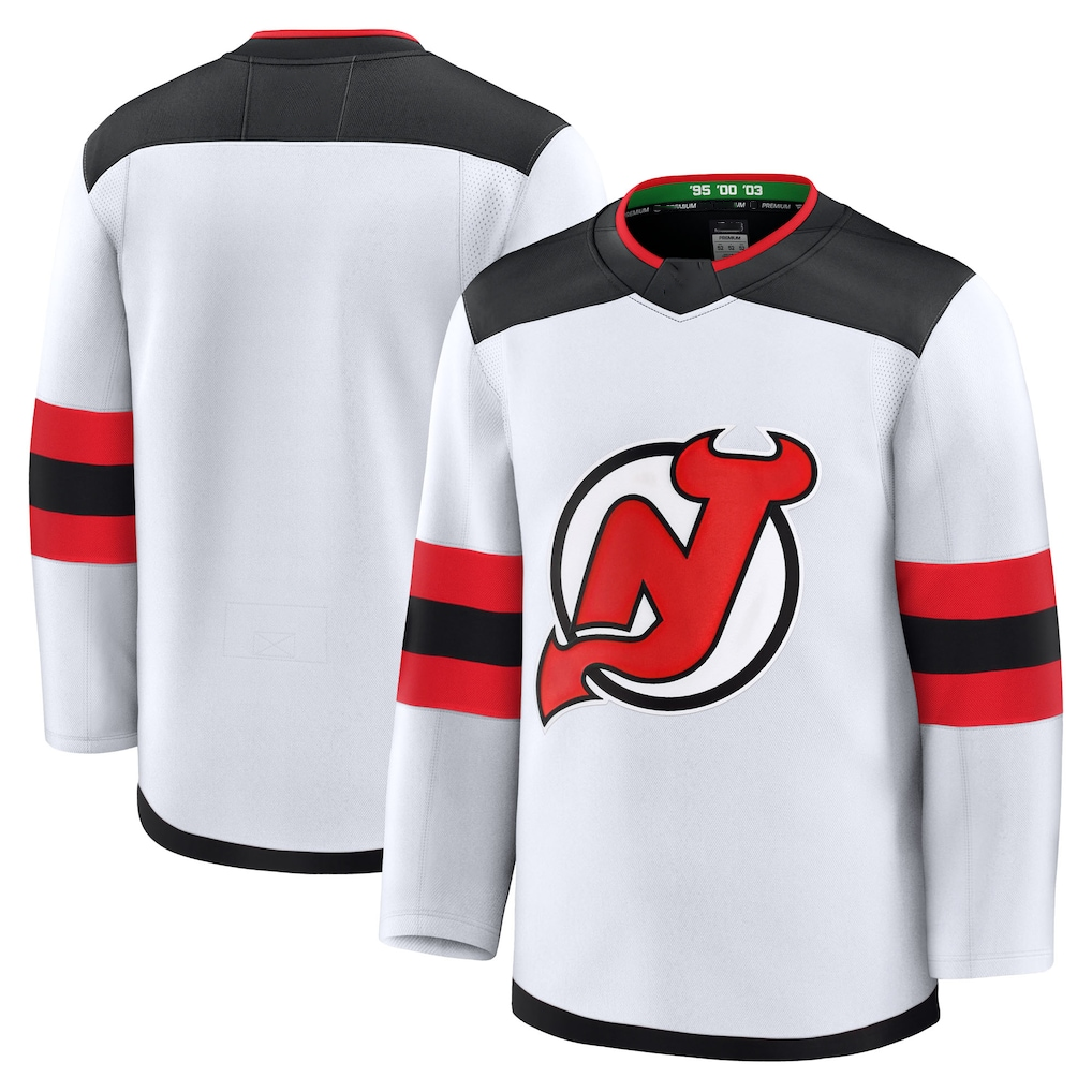 Seanshop NJ.Devils White Away Premium Jerseys