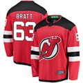 Seanshop NJ.Devils #63 Jesper Bratt Red Home Breakaway Player Jerseys