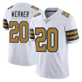 Seanshop NO.Saints #20 Pete Werner Player White Limited Color Rush Home Game Stitched Jerseys