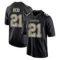 Seanshop NO.Saints #21 Justin Reid Player Black Carbon Fashion Home Game Stitched Jerseys