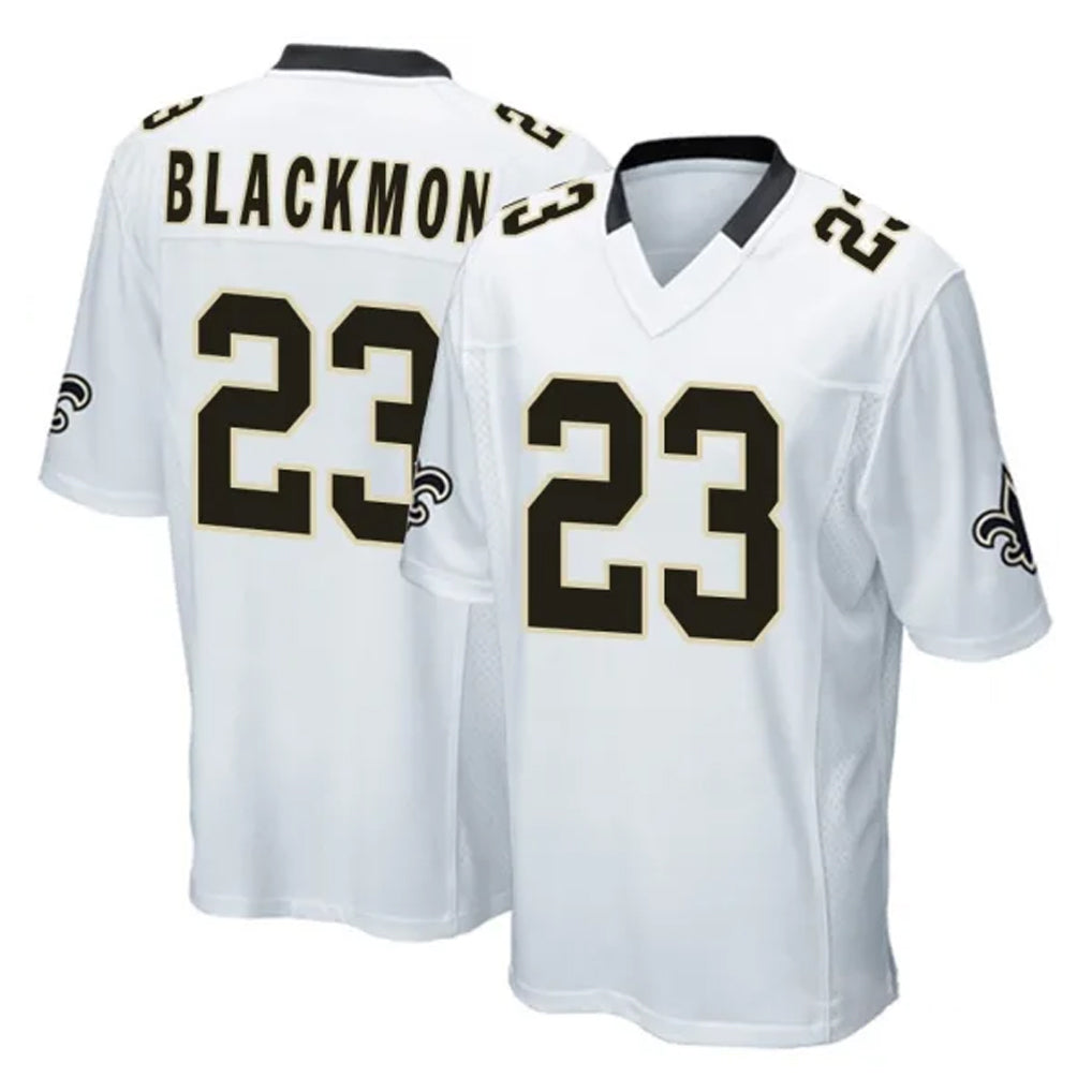 Seanshop NO.Saints #23 Julian Blackmon Player White Home Game Stitched Jerseys
