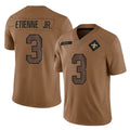 Seanshop NO.Saints #3 Travis Etienne Jr. Player Brown Salute To Service Limited Stitched Jerseys