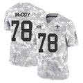 Seanshop NO.Saints #78 Erik McCoy Player Arctic Camo Salute To Service Limited Game Stitched Jerseys