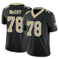 Seanshop NO.Saints #78 Erik McCoy Player Black Limited Vapor F.U.S.E. Home Game Stitched Jerseys
