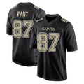 Seanshop NO.Saints #87 Noah Fant Player Black Carbon Fashion Home Game Stitched Jerseys
