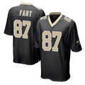 Seanshop NO.Saints #87 Noah Fant Player Black Home Game Stitched Jerseys
