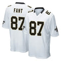 Seanshop NO.Saints #87 Noah Fant Player White Home Game Stitched Jerseys