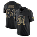 Seanshop NO.Saints #94 Cameron Jordan Player Black Impact Limited Home Game Stitched Jerseys