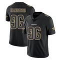 Seanshop NO.Saints #96 Carl Granderson Player Black Impact Limited Home Game Stitched Jerseys