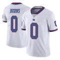 Seanshop NY.Giants #0 Brian Burns Player White Color Rush Home Game Stitched Jerseys